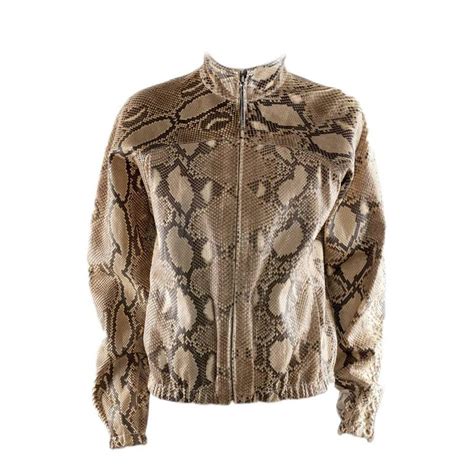 gucci jacket men green|Gucci python coat.